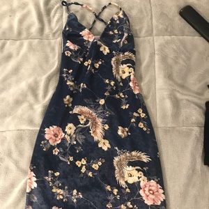 Velvet boutique party dress